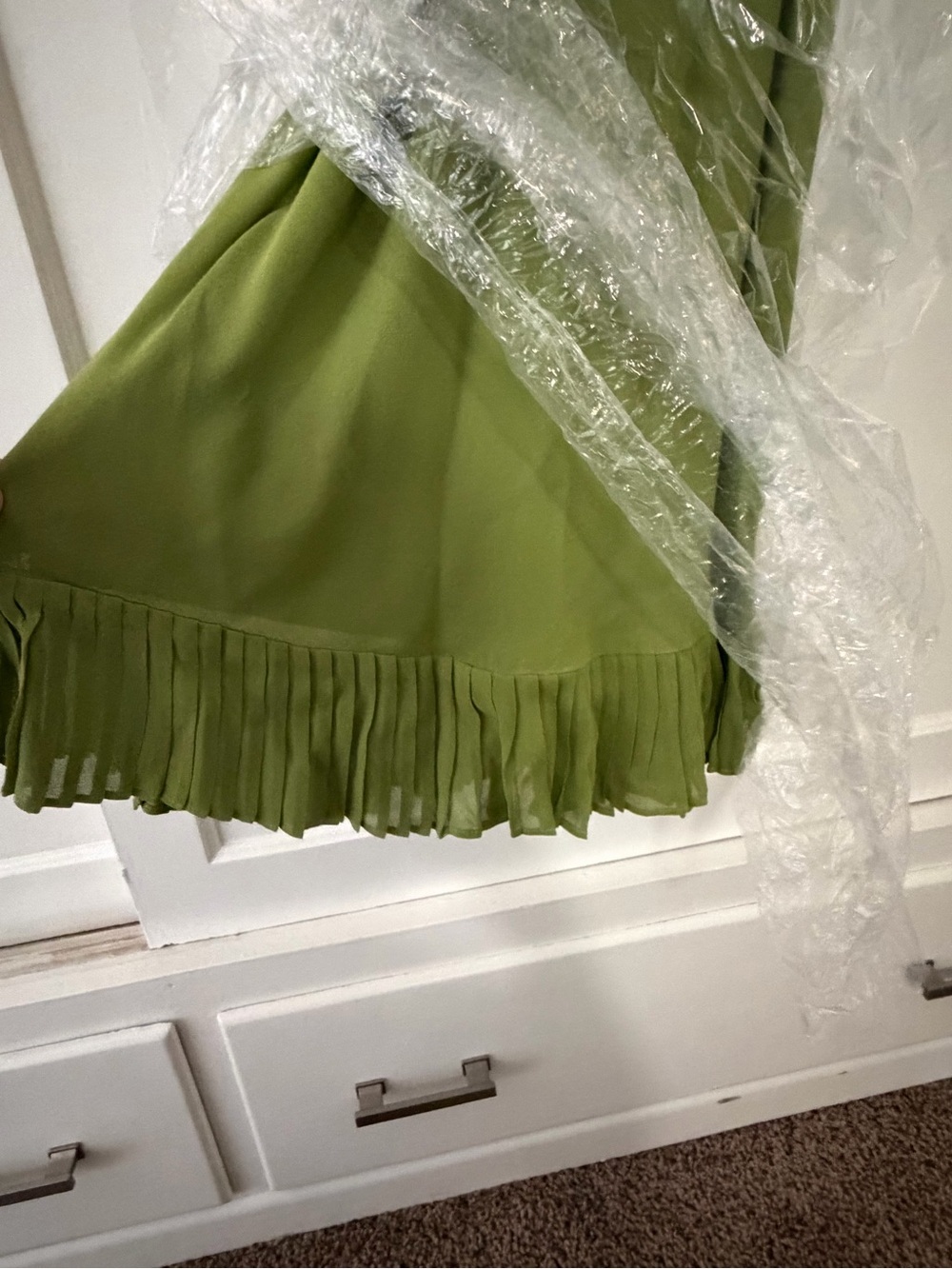 Reformation Olive Green Dress - Picture 3 of 5
